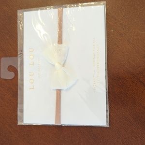 Ivory Tulle Bow Headband